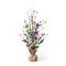 Glitzhome® 21" Lighted Mardi Gras Fleur-de-Lis & Berry Table Tree